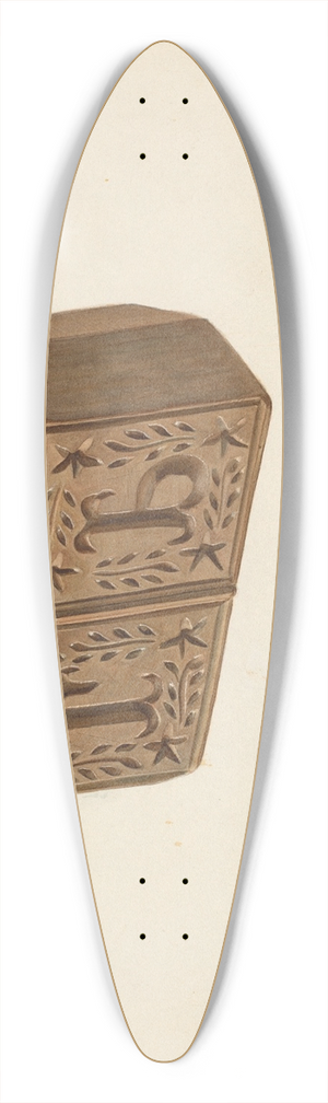 Franklyn Syres - Butter Mold 39.3 inch art pintail longboard deck