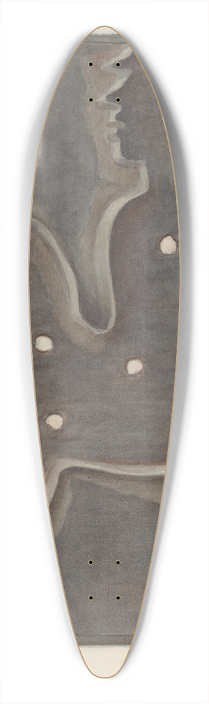 Franklyn Syres - Cookie Cutter 39.3 inch art pintail longboard deck