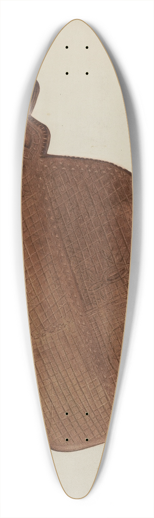 Frank McEntee - Pa. German Treen Pie Board 39.3 inch art pintail longboard deck