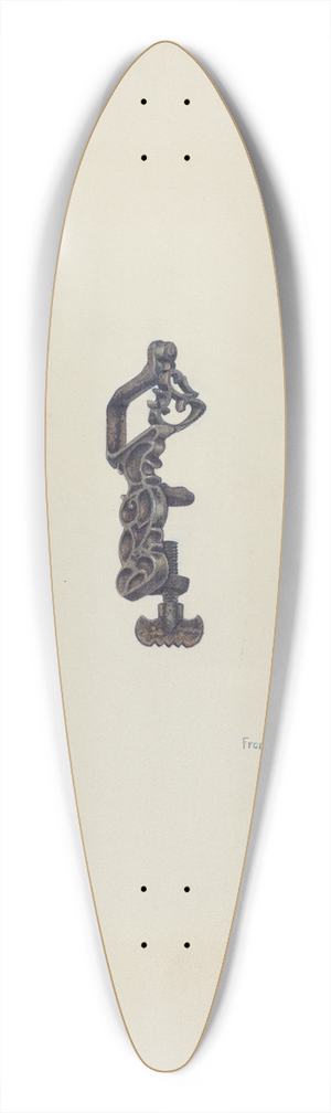 Frank McEntee - Sewing Bird 39.3 inch art pintail longboard deck