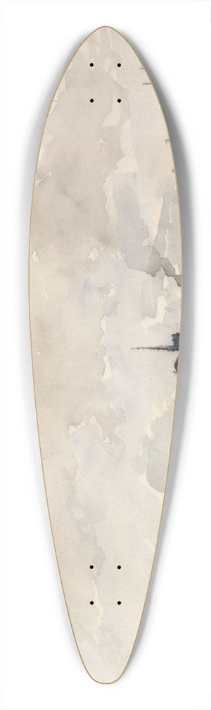 Frank Myers Boggs - Vue de la Cit, en amont du quai Henri IV 39.3 inch art pintail longboard deck