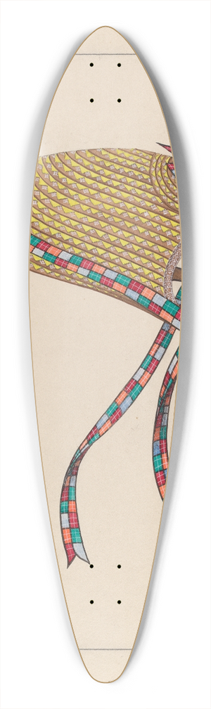 Frank Nelson - Bonnet 39.3 inch art pintail longboard deck