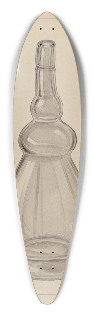 Frank Nelson - Wine Bottle 39.3 inch art pintail longboard deck