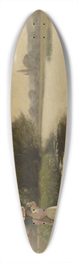 Frank Percy Wild - Charting a Course 39.3 inch art pintail longboard deck