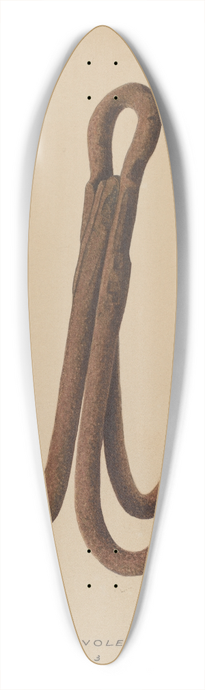 Frank Volem - Grappling Hook 39.3 inch art pintail longboard deck