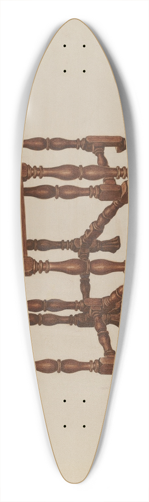 Frank Wenger - Gate-legged Table 39.3 inch art pintail longboard deck