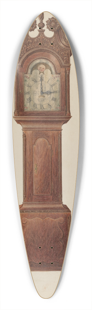 Frank Wenger - Tall Clock 39.3 inch art pintail longboard deck