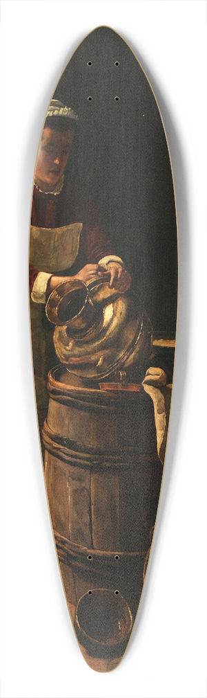 Franois Bonvin - LEcureuse 39.3 inch art pintail longboard deck