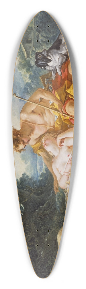 Franois Boucher - Daphnis and Chloe 39.3 inch art pintail longboard deck