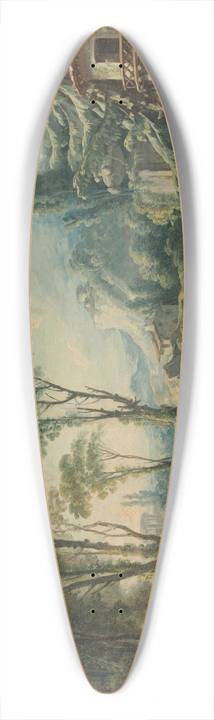 Franois Boucher - Hirtenlandschaft mit Fluss 39.3 inch art pintail longboard deck