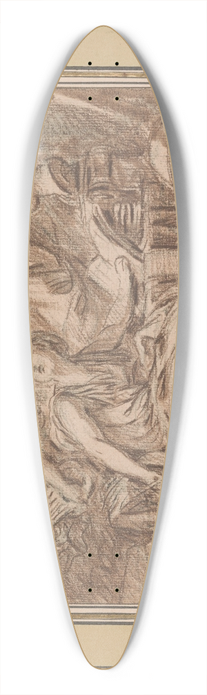 Franois Boucher - Inspiration 39.3 inch art pintail longboard deck