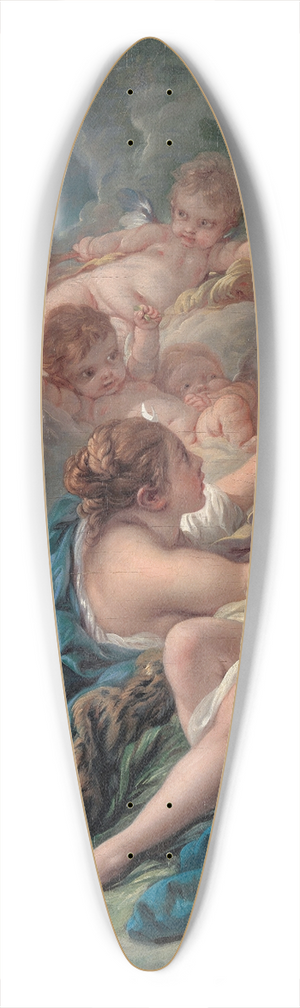 Franois Boucher - Jupiter- in The Guise of Diana and Callisto 39.3 inch art pintail longboard deck