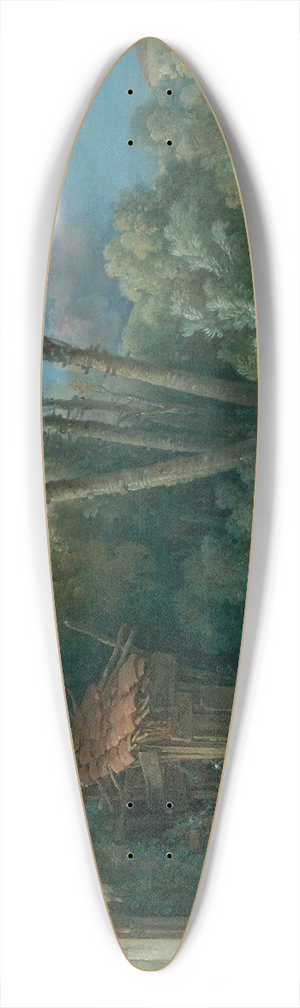 Franois Boucher - Les Baigneuses(Swimmers) 39.3 inch art pintail longboard deck