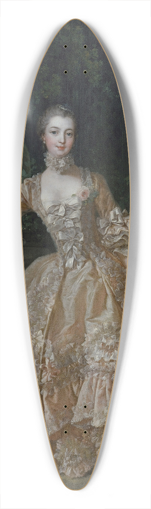 Franois Boucher - Madame de Pompadour 39.3 inch art pintail longboard deck