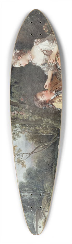 Franois Boucher - Pense-t-il aux raisins 39.3 inch art pintail longboard deck