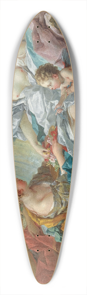 Franois Boucher - The Toilet of Venus 39.3 inch art pintail longboard deck