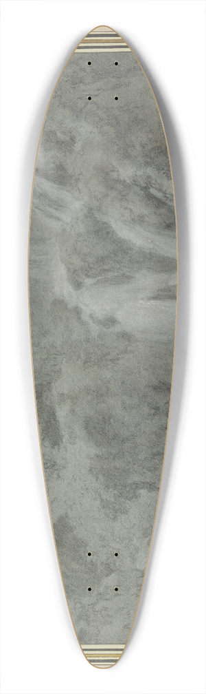 Franois Boucher - The Waterfalls of Tivoli 39.3 inch art pintail longboard deck