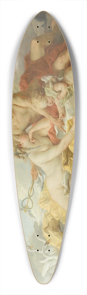 Franois Boucher - Venus and Mercury Instructing Cupid 39.3 inch art pintail longboard deck