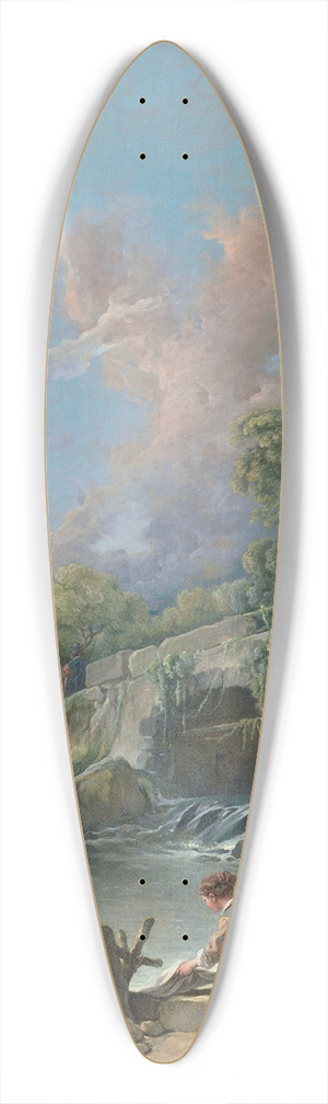 Franois Boucher - Washerwomen 39.3 inch art pintail longboard deck Franois Boucher - Washerwomen 39.3 inch art pintail longboard deck