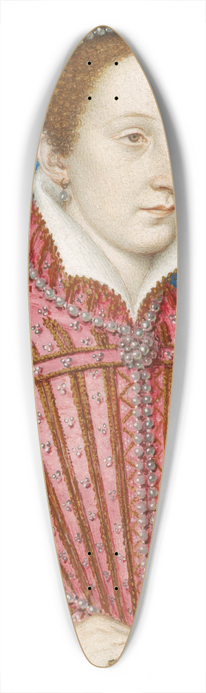 Franois Clouet - Mary, Queen of Scots (1542-87) 39.3 inch art pintail longboard deck