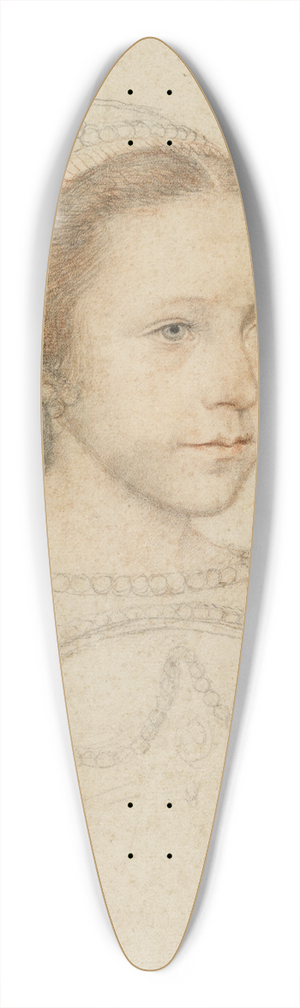 Franois Clouet - Mary, Queen ofScots 39.3 inch art pintail longboard deck