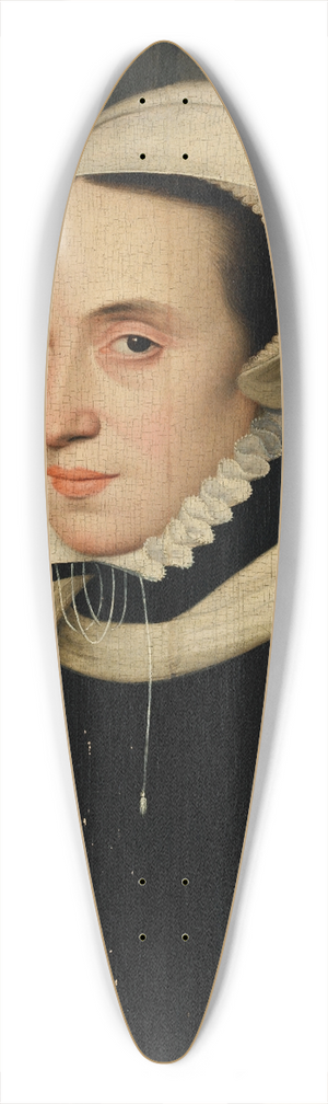 Franois Clouet - Portrait Of Christina Of Denmark, Duchess Of Milan 39.3 inch art pintail longboard deck
