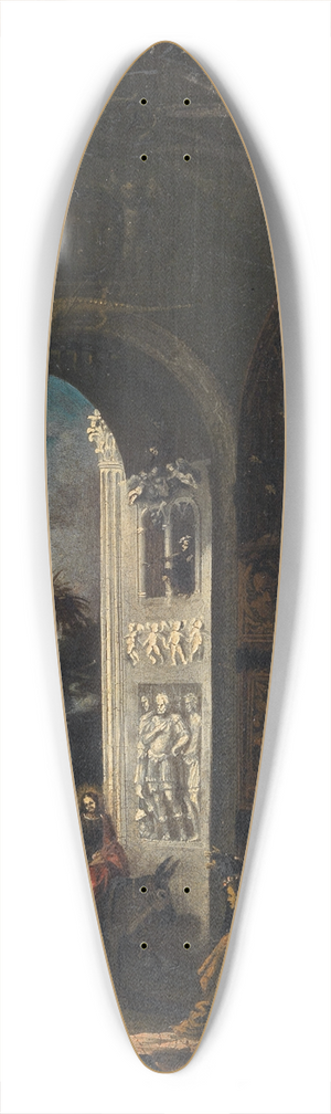 Franois de Nom - Christs entry into Jerusalem 39.3 inch art pintail longboard deck