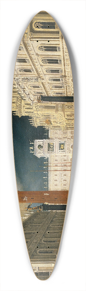 Franois de Nom - Venice, A View Of San Marco From The Bacino 39.3 inch art pintail longboard deck