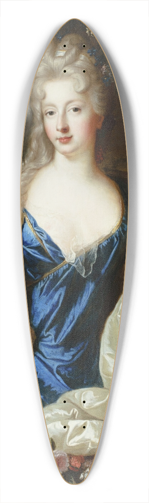 Franois de Troy - Portrait of Suzanne-Henriettede Lorraine-Elbeuf,duchesse de Mantoue-Gonzague(1686-1710) 39.3 inch art pintail longboard deck Franois de Troy - Portrait of Suzanne-Henriettede Lorraine-Elbeuf,duchesse de Mantoue-Gonzague(1686-1710) 39.3 inch art pintail longboard deck