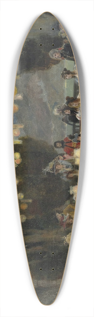 Franois Flameng - An Evenings Entertainment For Josephine 39.3 inch art pintail longboard deck