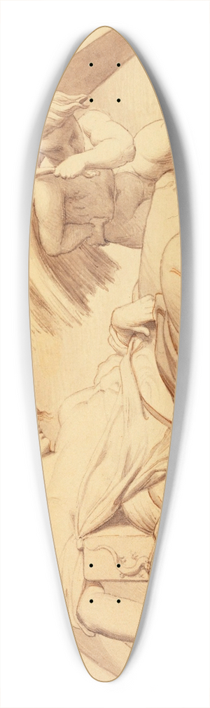 Franois-Lon Benouville - La desse des moissons. 39.3 inch art pintail longboard deck