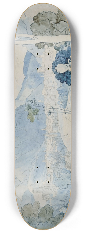 Carl Philipp Fohr - View of Trent 8.25 inch art skate deck