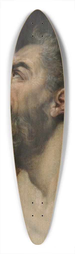 Frans Floris - Study Head of a Bearded Man 39.3 inch art pintail longboard deck