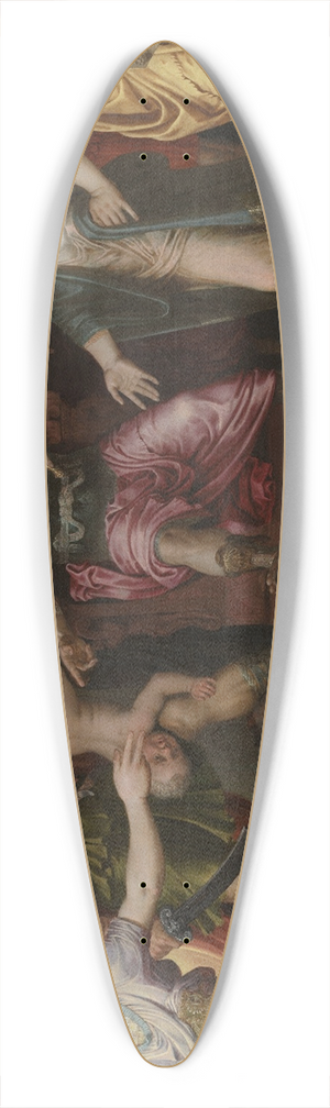 Frans Floris - The Judgement of Solomon 39.3 inch art pintail longboard deck Frans Floris - The Judgement of Solomon 39.3 inch art pintail longboard deck