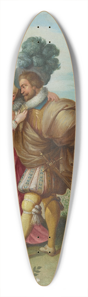 Frans Francken the Younger - Smell 39.3 inch art pintail longboard deck