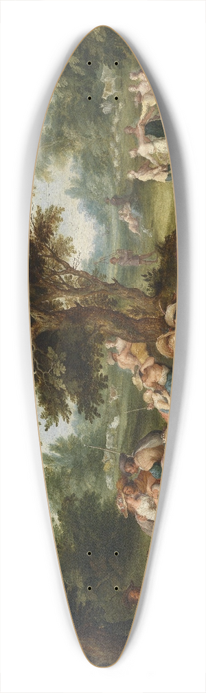 Frans Francken the Younger - The Golden Age 39.3 inch art pintail longboard deck