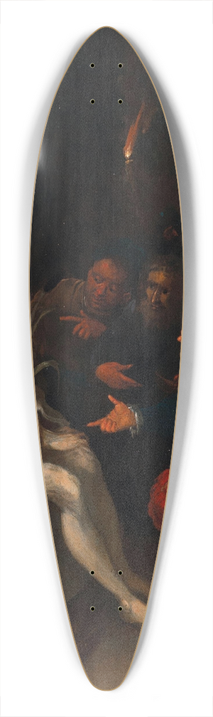 Frans Francken the Younger - The Mocking of Christ 39.3 inch art pintail longboard deck