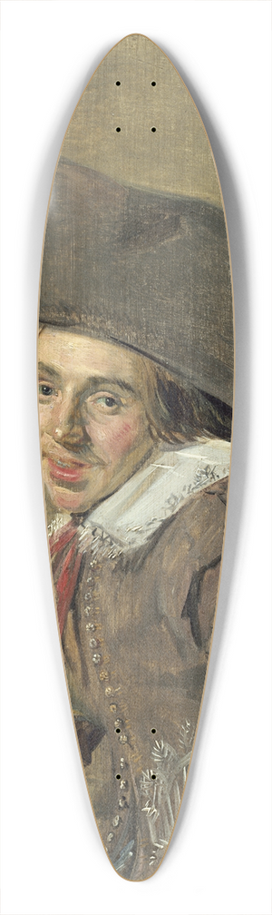 Frans Hals - A Young Man in a Large Hat 39.3 inch art pintail longboard deck