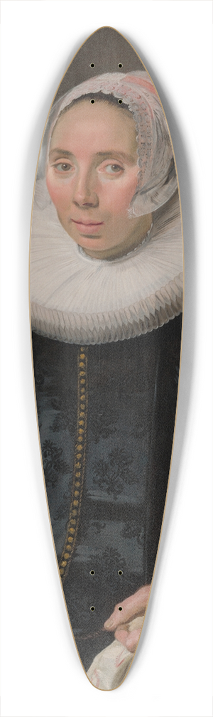 Frans Hals - Portrait of a Lady 39.3 inch art pintail longboard deck