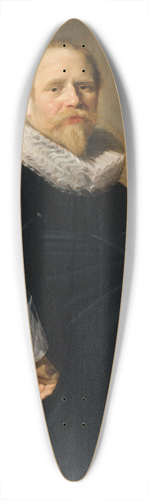 Frans Hals - Portrait of a Man 39.3 inch art pintail longboard deck