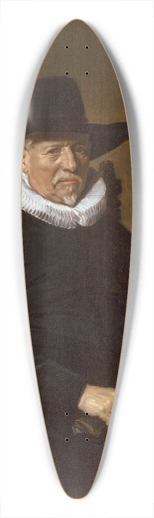 Frans Hals - Portrait of an Elderly Man, traditionally called HeerBodolphe 39.3 inch art pintail longboard deck