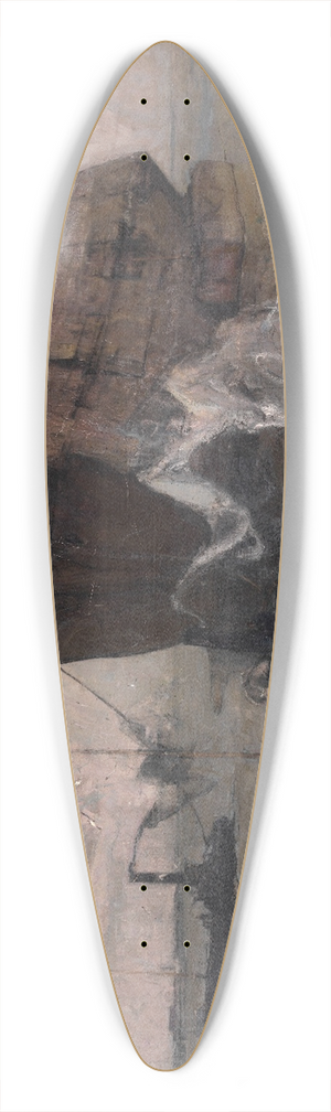 Frans Hen - The Last Journey 39.3 inch art pintail longboard deck