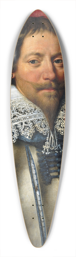 Frans Pourbus The Younger - Portrait of a man 39.3 inch art pintail longboard deck