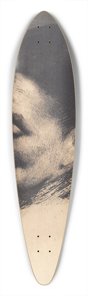 Frans Schwartz - Hoved af en ldre kone med nedadrettet blik, vendt mod venstre 39.3 inch art pintail longboard deck Frans Schwartz - Hoved af en ldre kone med nedadrettet blik, vendt mod venstre 39.3 inch art pintail longboard deck