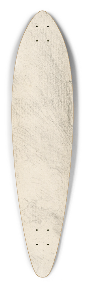 Frans Smissaert - Vrouwen nettenboetend onder een hoge wolkenlucht 39.3 inch art pintail longboard deck