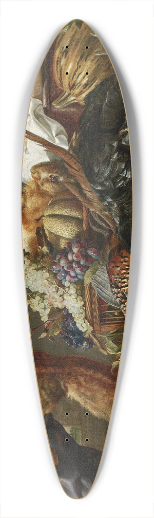 Frans Snyders - Still Life with Huntsman 39.3 inch art pintail longboard deck