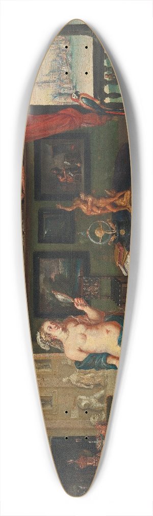 Frans Wouters - Allegory Of Sight 39.3 inch art pintail longboard deck