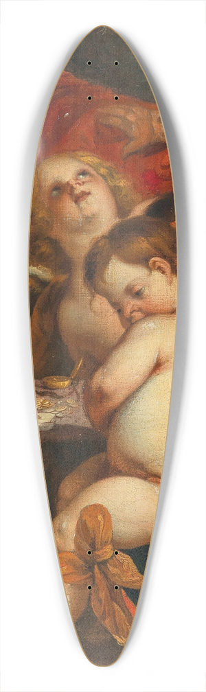 Frans Wouters - A Vanitas with putti 39.3 inch art pintail longboard deck