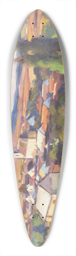 Frantiek indel - Lukov near Moravsk Budjovice 39.3 inch art pintail longboard deck Frantiek indel - Lukov near Moravsk Budjovice 39.3 inch art pintail longboard deck