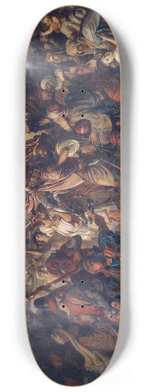 Carl Rahl - Der Empfang Manfreds (12311266) bei den Sarazenen in Luceria im Jahre 1254 8.25 inch art skate deck